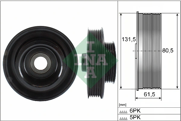 Belt Pulley, crankshaft